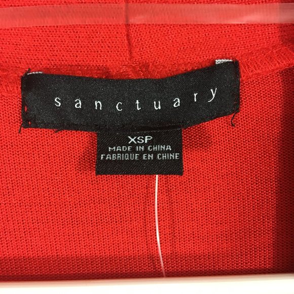 NWT Sanctuary Red Cardigan with Pockets XSP - Picture 2 of 3